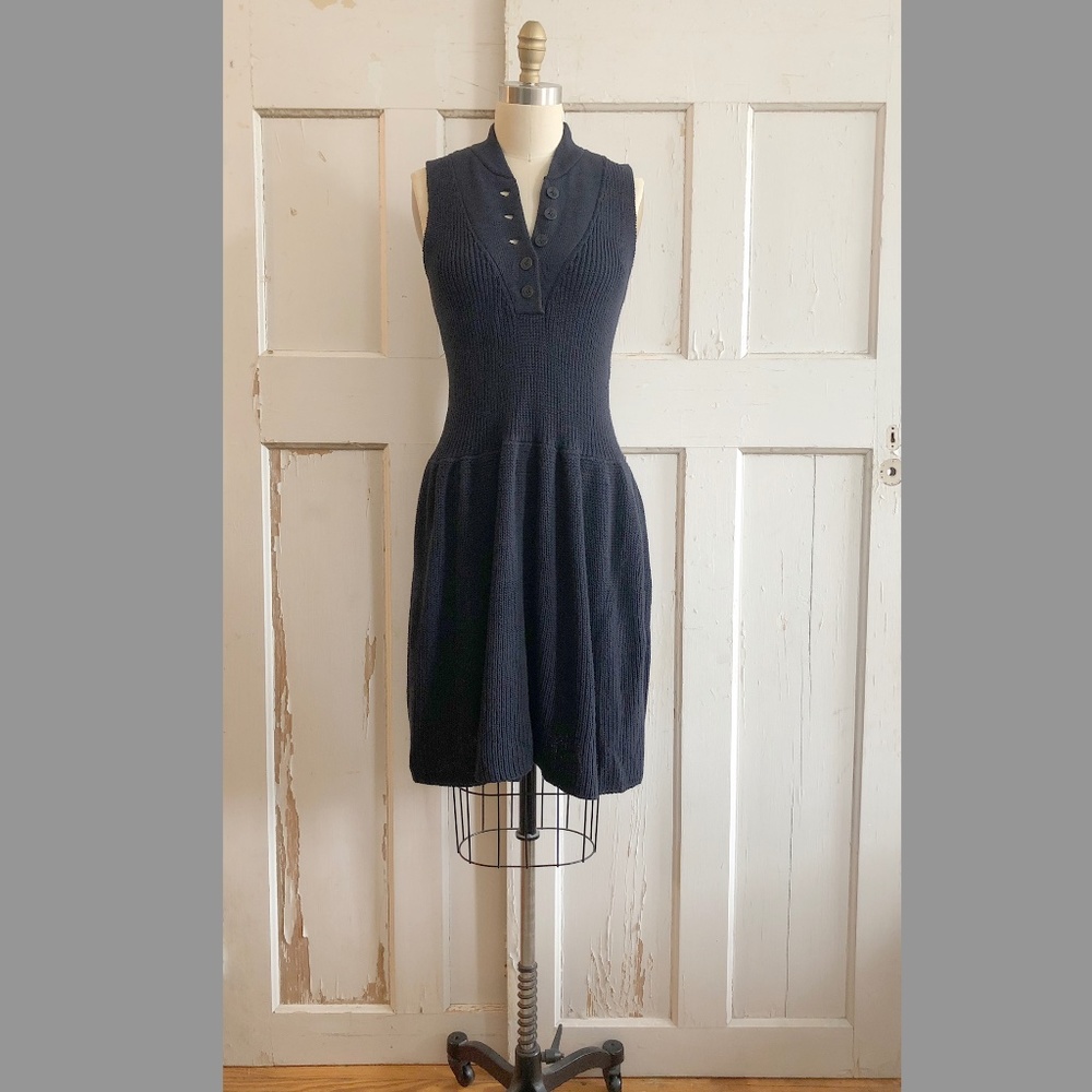 RALPH LAUREN Blue Label Nautical Sweater Dress